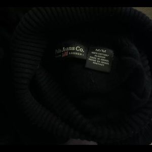 Black Turtleneck Polo